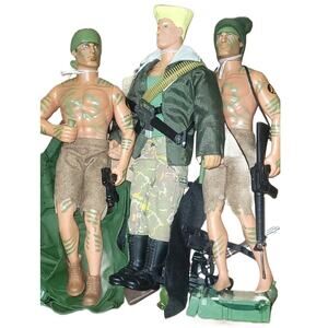 B - Vintage GI Joe Soldiers+ Accessories & Weapons B